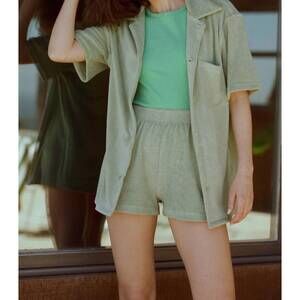 NEW GIL RODRIGUEZ tommy terry bowling shirt in sage